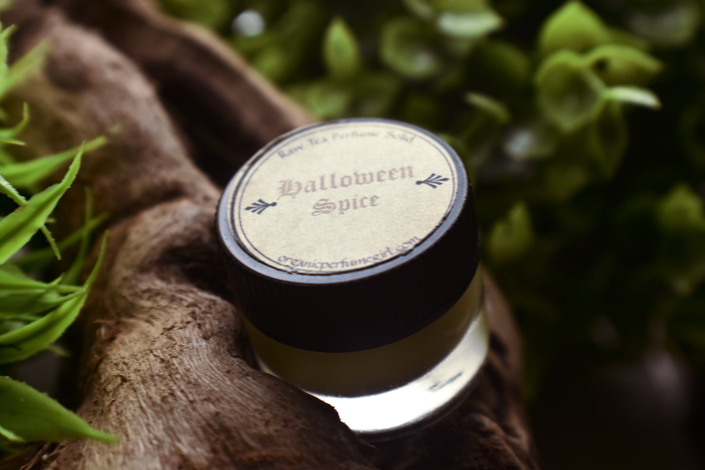 Halloween Tea™ Botanical Solid Perfume - Artisan Handmade Perfume